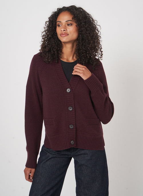 REPEAT Cashmere Cashmere Classic Cardigan