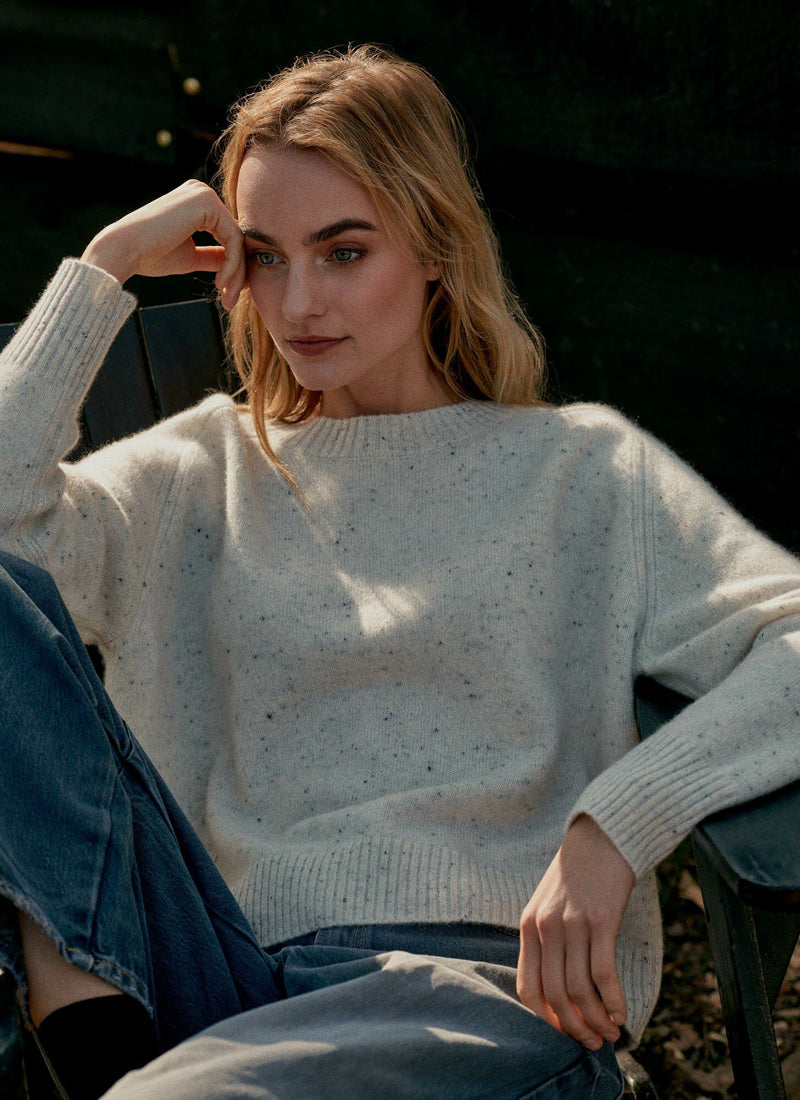  Cashmere Crewneck Pullover by REPEAT Cashmere at Andrews 