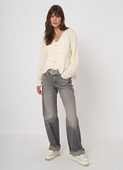  Cashmere Diamond Cardigan by REPEAT Cashmere at Andrews 