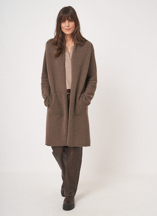 REPEAT Cashmere Cashmere Long Open Cardigan