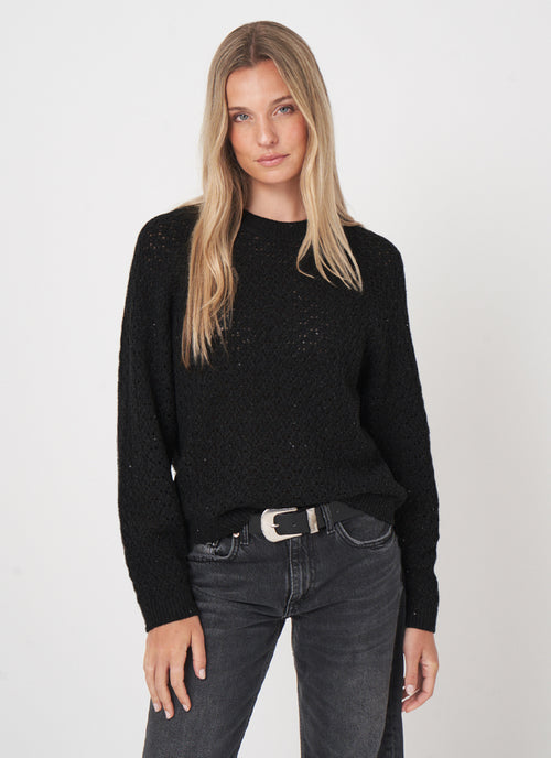 REPEAT Cashmere Cashmere Pointelle Pullover