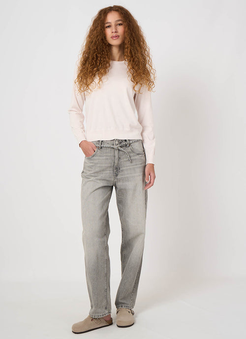  Cotton Knitted Crew Neck Sweater by REPEAT Cashmere at Andrews 