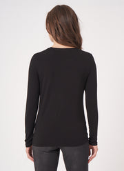 Simple Knitted Long Sleeve T-Shirt