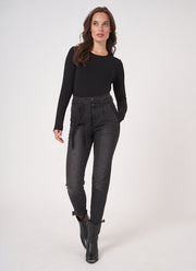 Simple Knitted Long Sleeve T-Shirt