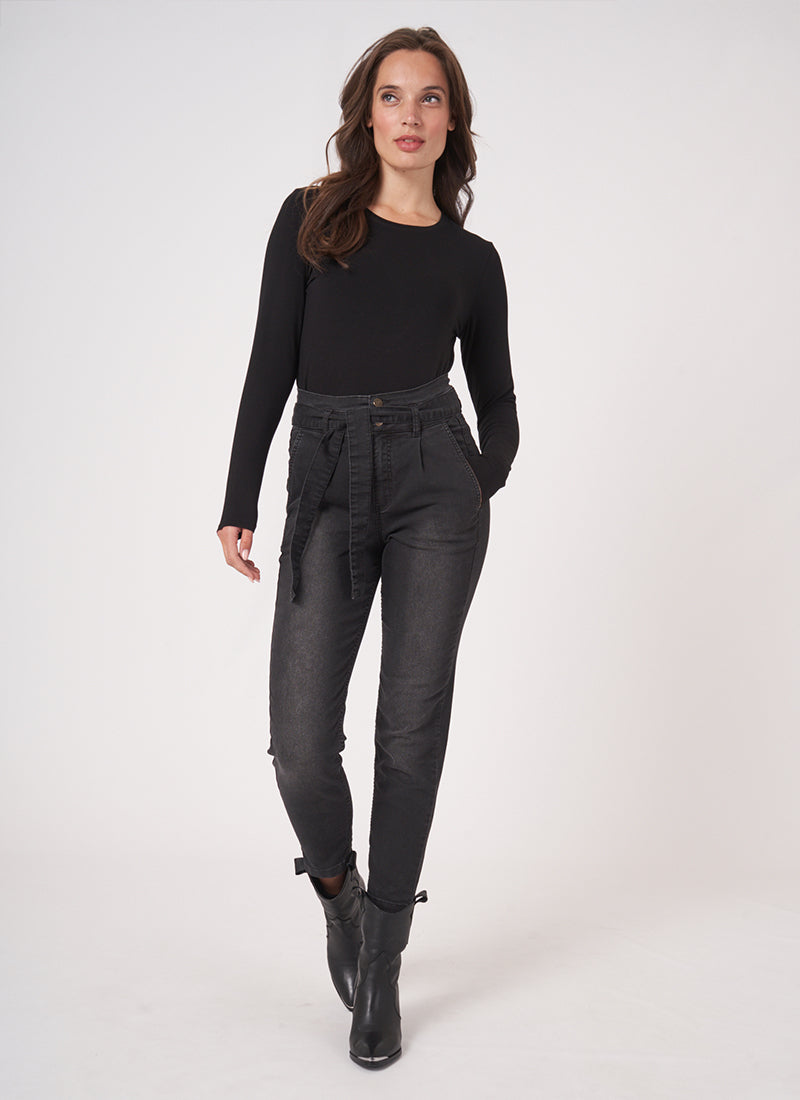 Simple Knitted Long Sleeve T-Shirt