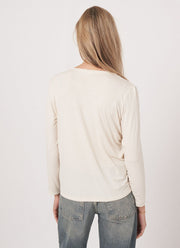 Simple Knitted Long Sleeve T-Shirt
