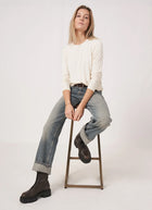 Simple Knitted Long Sleeve T-Shirt