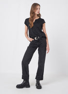 REPEAT Cashmere Silk Short Sleeve Blouse