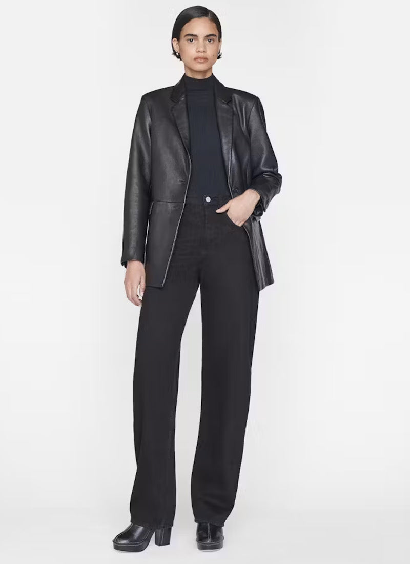 Frame Rib Turtleneck
