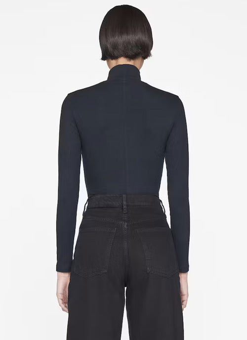 Frame Rib Turtleneck