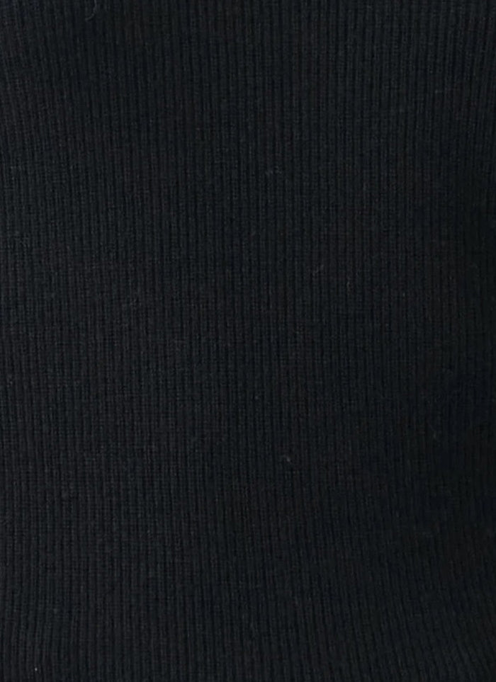 Ribbed Extra Fine Merino Scoop Neck Top
