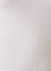 Ribbed Extra Fine Merino Scoop Neck Top
