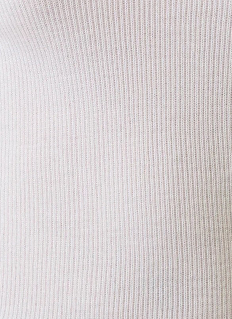 Ribbed Extra Fine Merino Scoop Neck Top