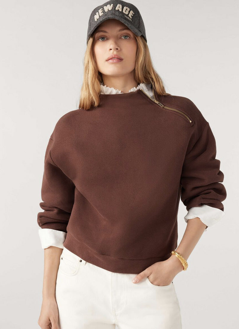 ba&sh Ricardo Asymmetric Sweatshirt