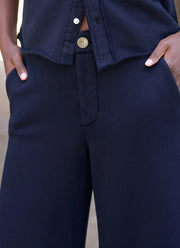 Riley Triple Fleece Wide Trousers