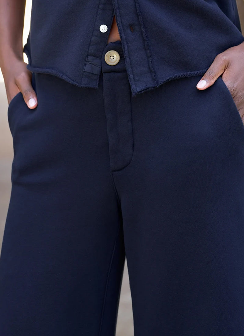 Riley Triple Fleece Wide Trousers