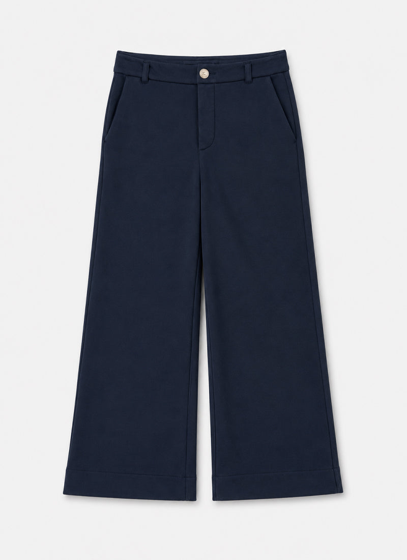 Riley Triple Fleece Wide Trousers
