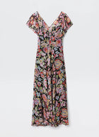 RIXO Bexley Lurex Midi Dress