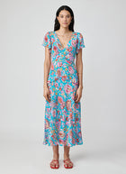 RIXO Evie Silk Maxi Dress
