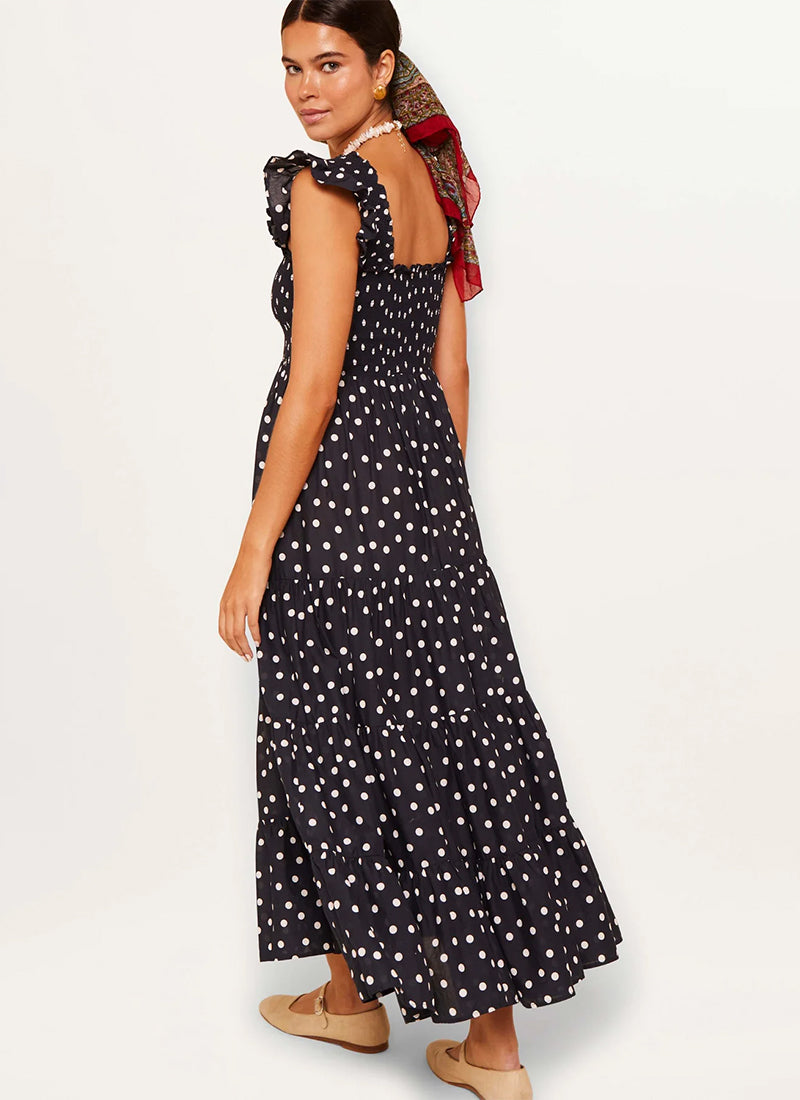 RIXO Kendall Cotton Midi Dress