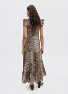 RIXO Kendall Cotton Midi Dress