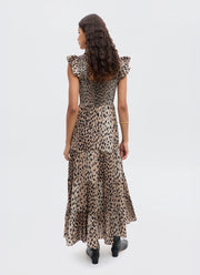 RIXO Kendall Cotton Midi Dress