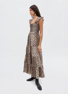 RIXO Kendall Cotton Midi Dress