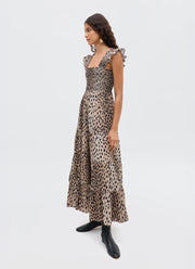 RIXO Kendall Cotton Midi Dress