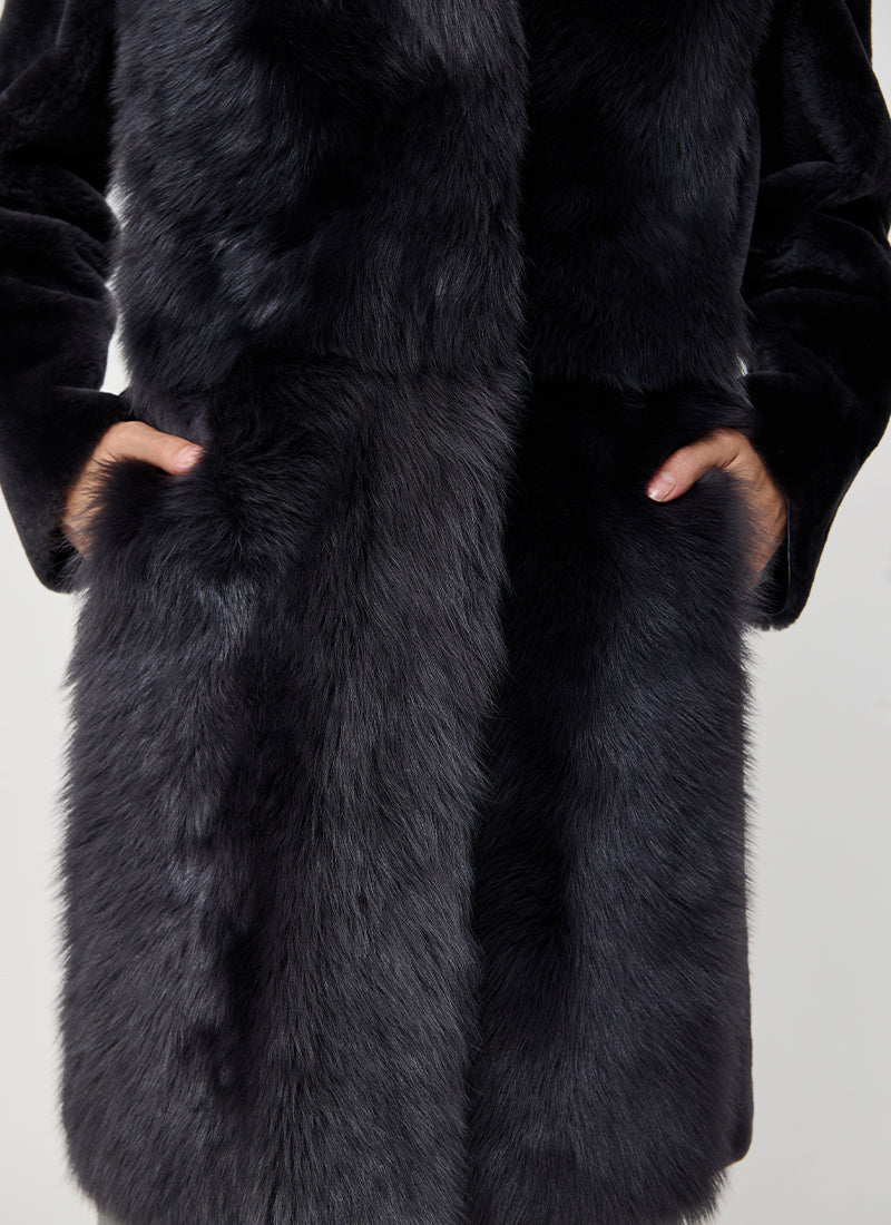 Merino Shearling Coat by ROCCO RAGNI at Andrews