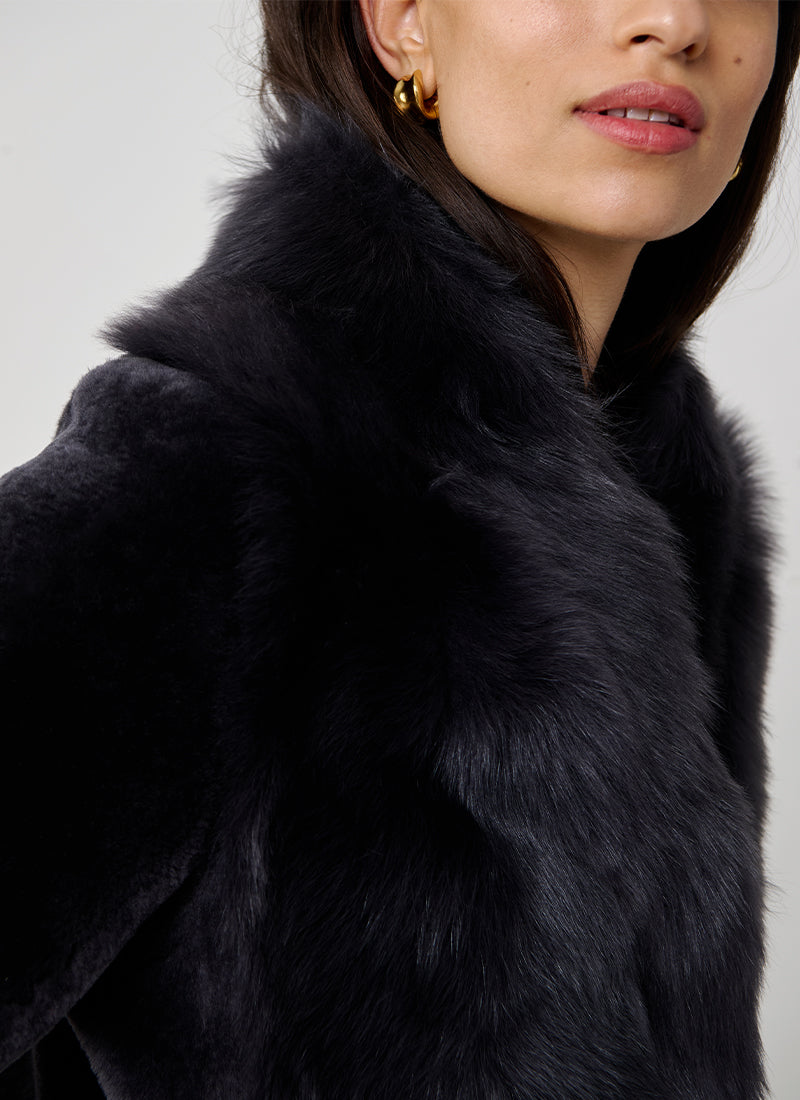 Merino Shearling Coat by ROCCO RAGNI at Andrews