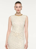 Gathered Diamante Maxi Dress