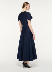 Draped Waist Midi Dress by Roland Mouret