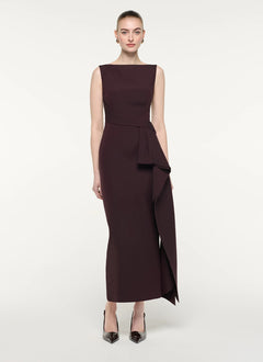 Roland Mouret Sleeveless Column Midi Dress
