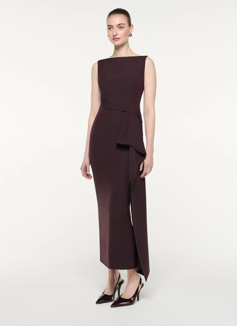Sleeveless Column Midi Dress