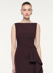 Sleeveless Column Midi Dress