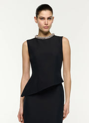 Asymetric Peplum Midi Dress by Roland Mouret at Andrews