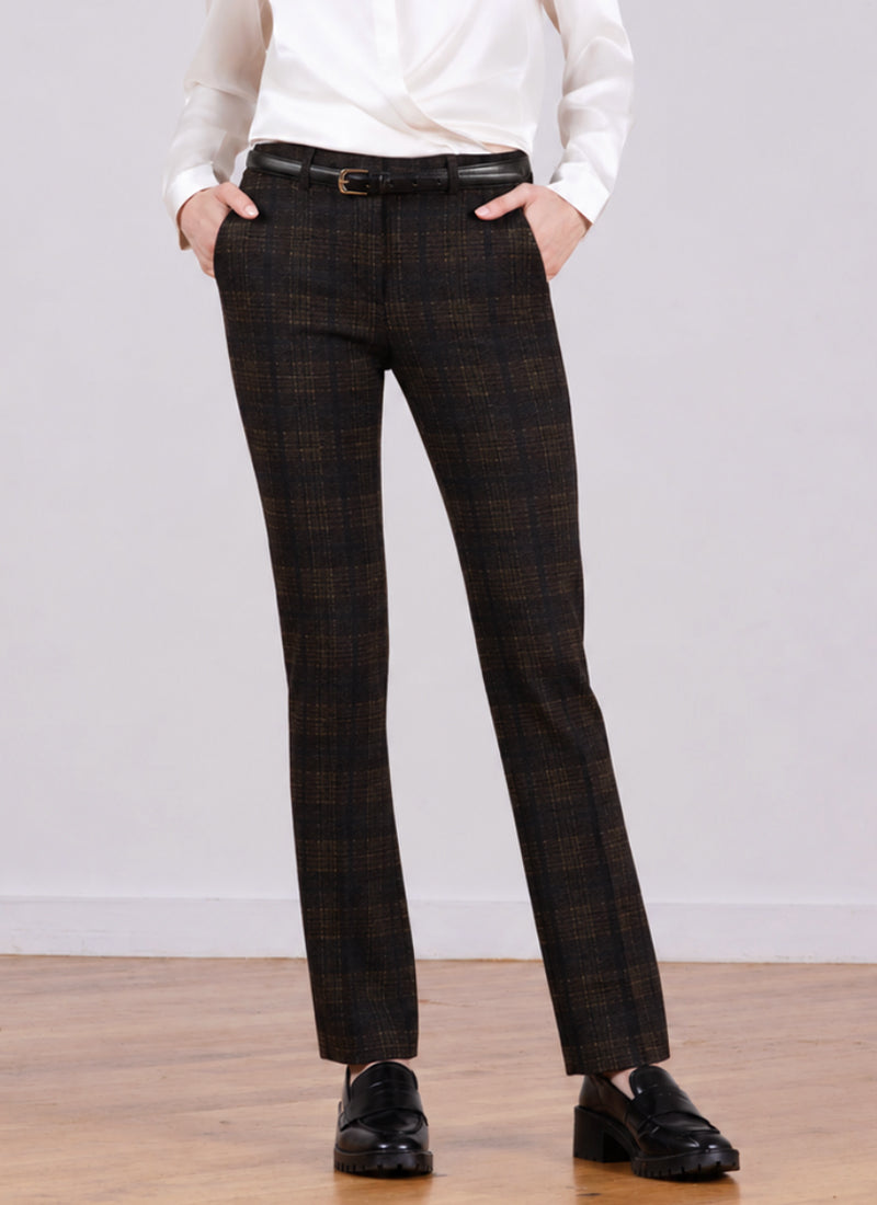 Romeo Plaid Straight Pant