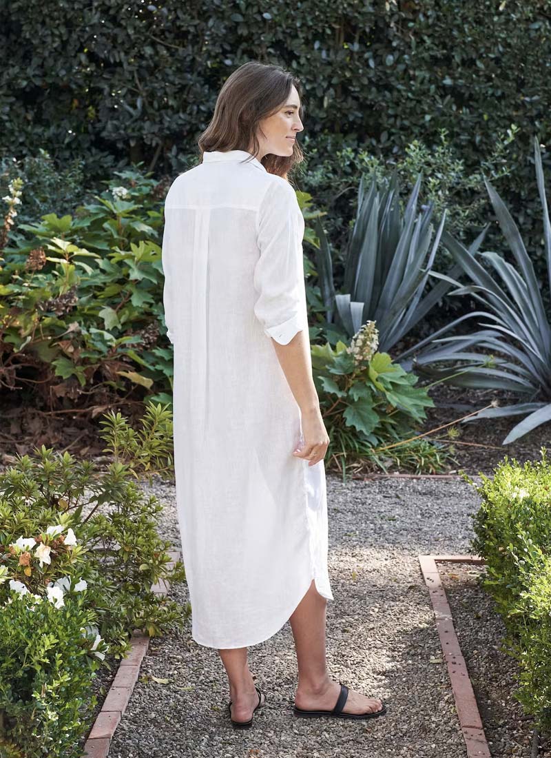 Frank & Eileen Rory Lived-In Linen Shirt Dress