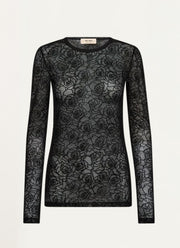 Rose Mesh Top