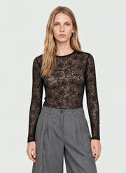 Rose Mesh Top