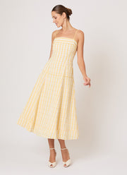 Rosie Assoulin Drop Me A Note Midi Dress