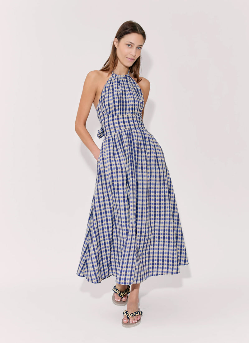 Halter In The Name Of Love Midi Dress by ROSIE ASSOULIN at Andrews