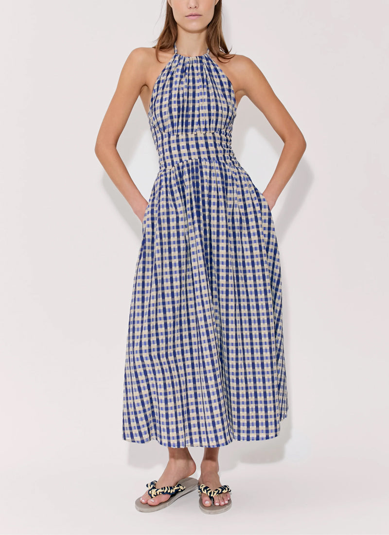 Halter In The Name Of Love Midi Dress by ROSIE ASSOULIN at Andrews