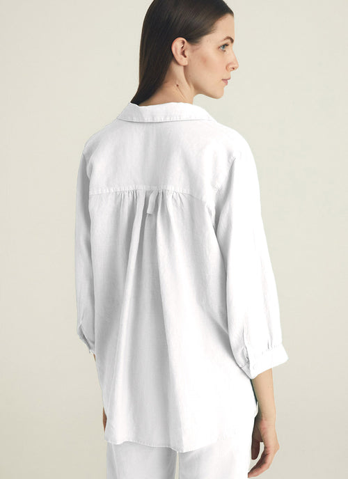 Popover Linen Shirt