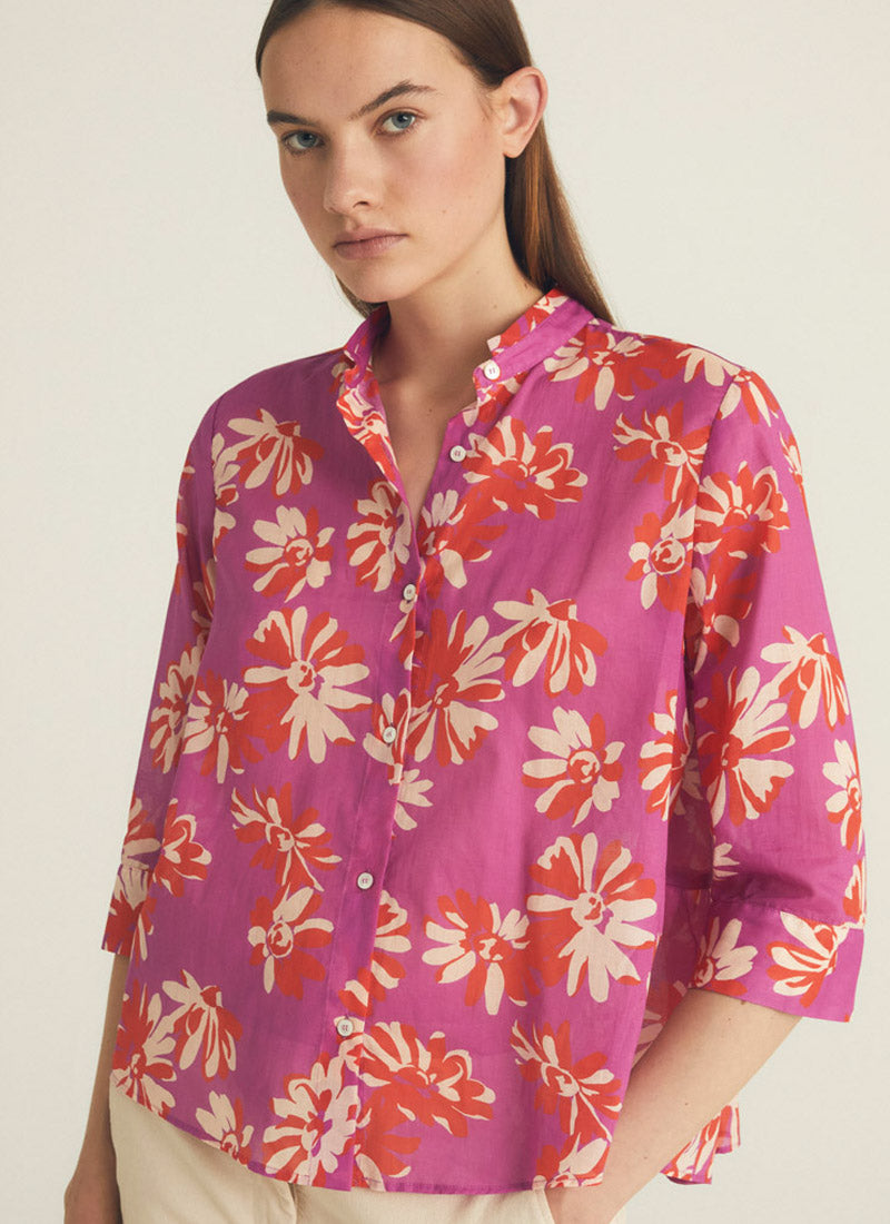 Rosso35 Printed Button-Up Top