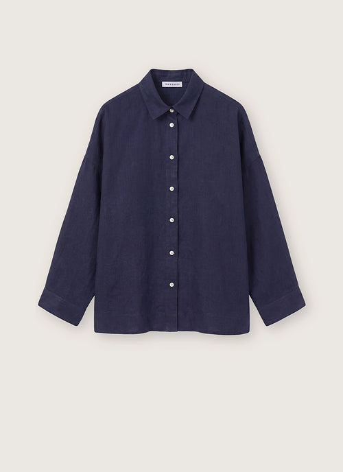 Rosso35 Oversized Linen Button Up Shirt