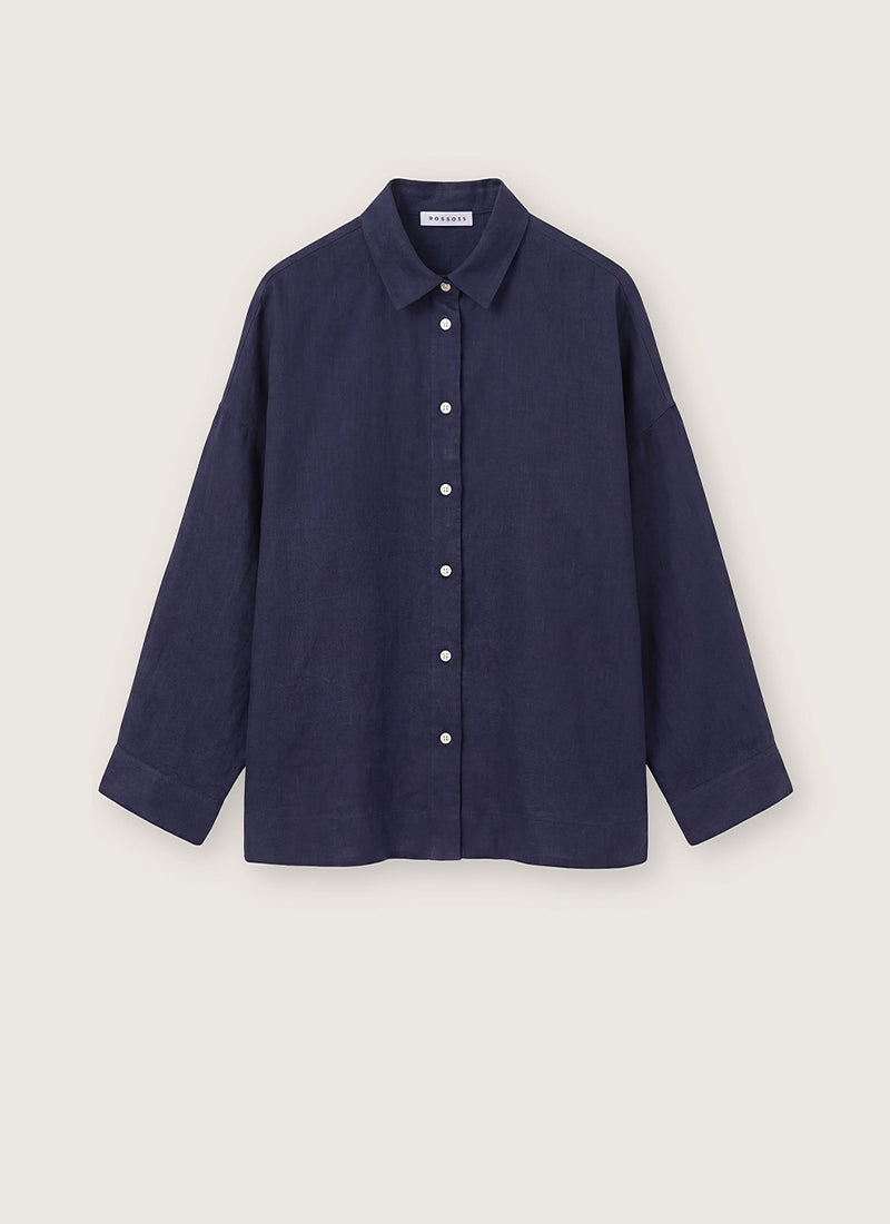 Rosso35 Oversized Linen Button Up Shirt