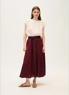 Rosso35 Cap Sleeve Linen Top