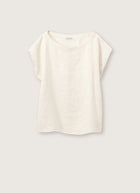 Rosso35 Cap Sleeve Linen Top