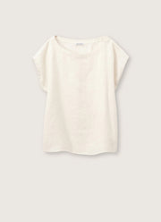 Rosso35 Cap Sleeve Linen Top